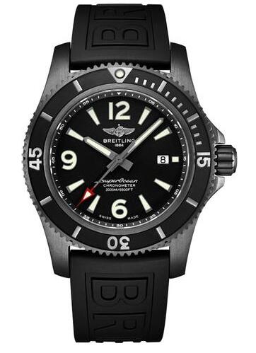 Review Breitling replica M17368B71B1S1 Superocean Automatic 46 Black steel Watch